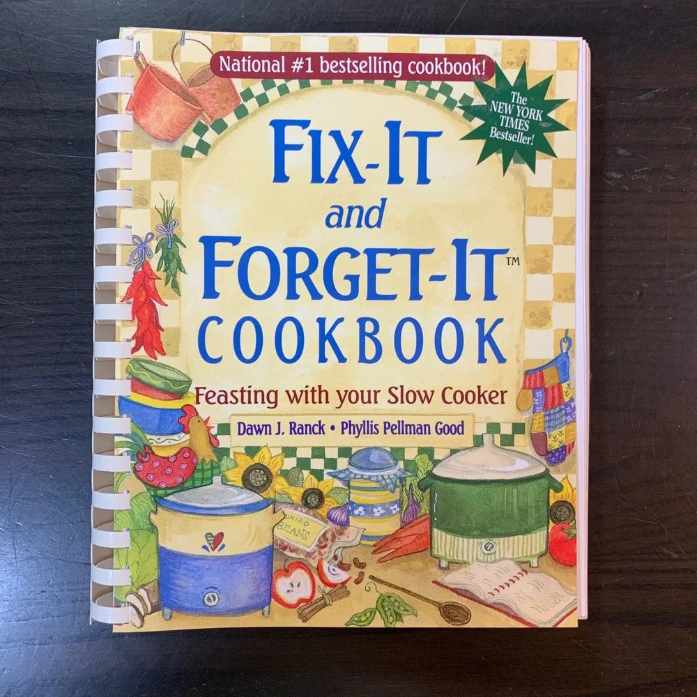 Fix-It and Forget-It Cookbook Slow Cooker Recipes Ranck Good Plastic Comb‎ 2001